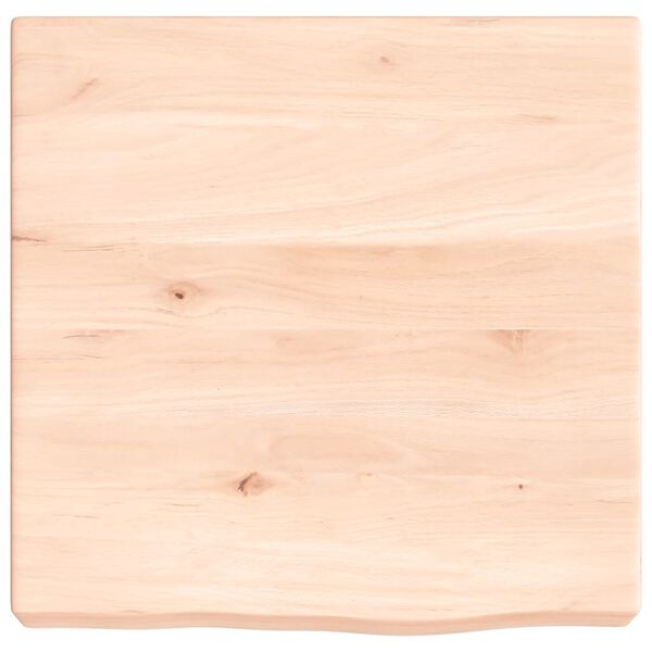 vidaXL Hyllplan 40x40x(2-6) cm obehandlad massiv ek