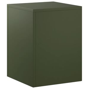 vidaXL V&auml;xtst&auml;ll Olivgr&ouml;n 30 x 30 x 40 cm V&auml;derbest&auml;ndig st&aring;l