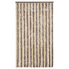 vidaXL Insektsgardin m&ouml;rkbrun och beige 100x230 cm chenille