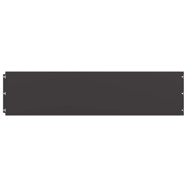 vidaXL Rabattkanter 10 st svart 25x103 cm kallvalsat st&aring;l