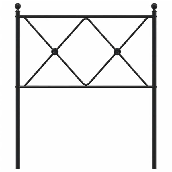 vidaXL Ers&auml;ttningsgavel metall svart 80 cm