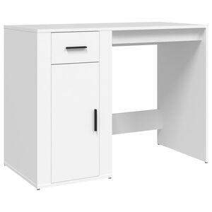 vidaXL Skrivbord vit 100x49x75 cm konstruerat tr&auml;