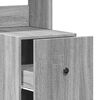 vidaXL Köksskåp grå sonoma 35x50x180 cm konstruerat trä