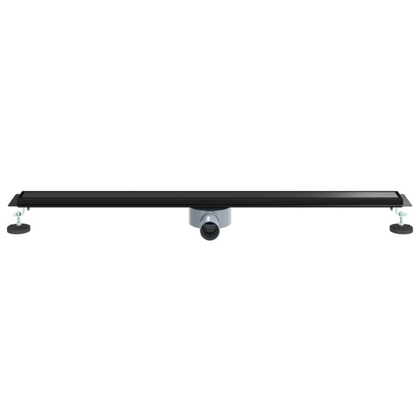 vidaXL Duschavlopp 2-i-1 med 360&deg; Siphon Svart 100 cm