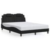 vidaXL Bed Frame "Viana" without Mattress Black 120x200 cm Faux Leather