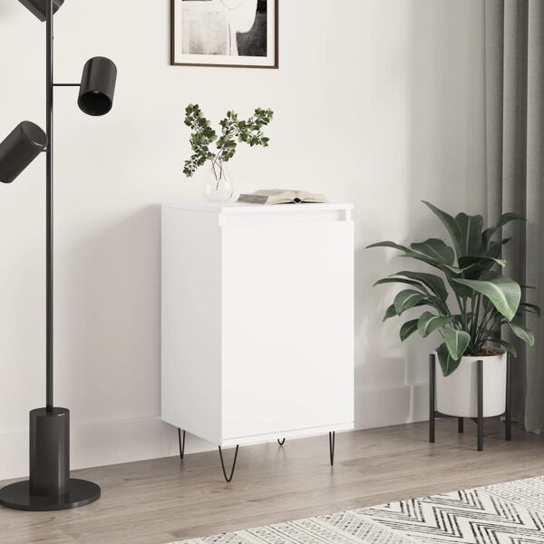 vidaXL Byr&aring; vit 40x35x70 cm konstruerat tr&auml;