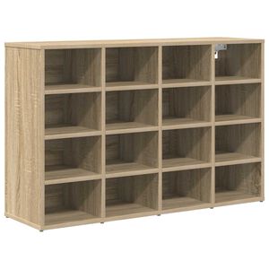 vidaXL Skosk&aring;p 103 x 30 x 67 cm Konstruerat tr&auml; Sonoma-ek