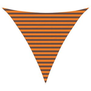 vidaXL Solskugge segel Orange och Brunt 3 x 3 x 3 m