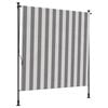 vidaXL Utomhus rullgardin Antracit och vitt 100 x 270 cm