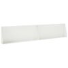 vidaXL St&ouml;dv&auml;gg 2 st 100 x 12 x 50 cm St&aring;l Vit