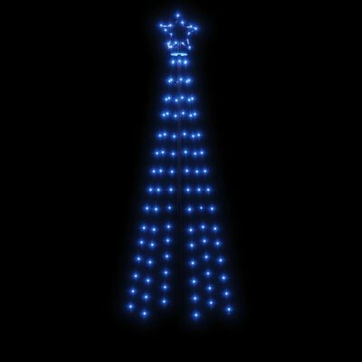 vidaXL Julgranskon blå 108 LEDs 70x180 cm