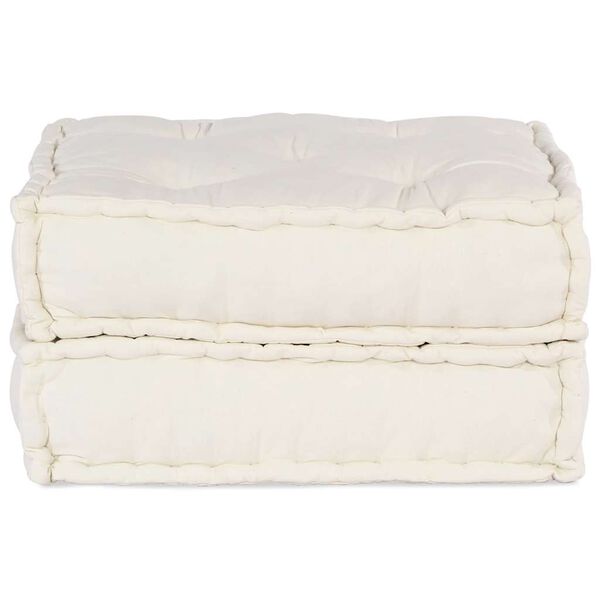 vidaXL Modul&auml;r soffa kr&auml;mf&auml;rgat tyg 70x70x36