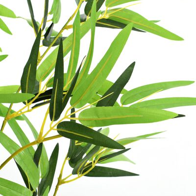 vidaXL Konstväxt bambu med kruka 175 cm grön