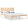 vidaXL S&auml;ngram utan madrass 160x200 cm massiv furu