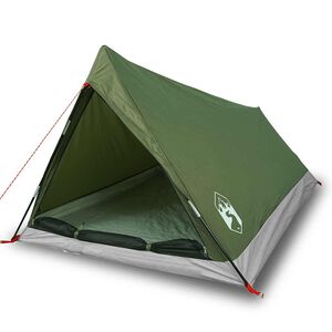 vidaXL Campingt&auml;lt 2 personer olivgr&ouml;n vattent&auml;tt