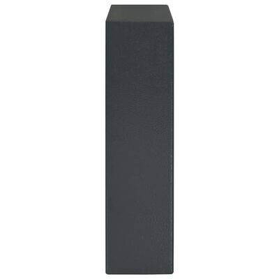 vidaXL Nyckelskåp mörkgrå 30x10x36,5 cm