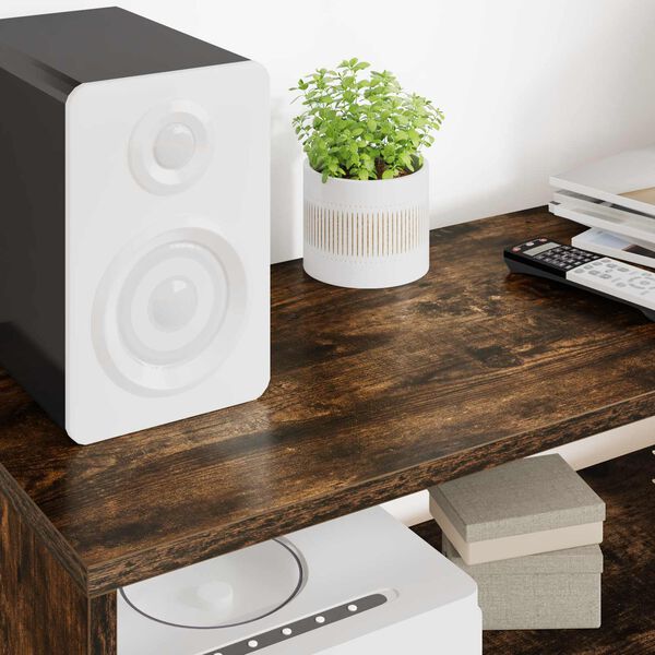 vidaXL TV-sk&aring;p R&ouml;kt ek 100 x 30 x 40 cm Konstruerat tr&auml;