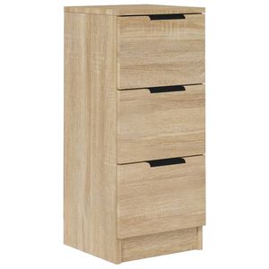 vidaXL F&ouml;rvaringssk&aring;p sonoma-ek 30x30x70 cm konstruerat tr&auml;