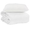 vidaXL Sommar Duvet med kudde 2 st Vit Mikrofiber