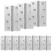 vidaXL G&aring;ngj&auml;rn 24 st 89 x 54 x 5 mm Silver St&aring;l