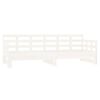 vidaXL B&auml;ddsoffa vit massiv furu 2x(80x200) cm
