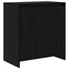 vidaXL Sideboard 3 pcs Svart Ek 70 x 41 x 75 cm Konstruerat tr&auml;