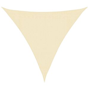 vidaXL Solsegel 160 g/m&sup2; gr&auml;ddvit 3x3x3 m HDPE