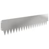 vidaXL Kant f&ouml;r gr&auml;smatta 30 pcs 103 x 25 cm metall Silver