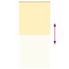 vidaXL Rullgardin mörkläggningsgul 90x210 cm tygbredd 85,7 cm