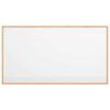 vidaXL Magnetisk whiteboardtavla med massiv fururam 100x55 cm