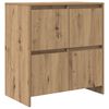 vidaXL Sideboard 2 pcs Artisan Ek 70 x 41 x 75 cm Konstruerat tr&auml;
