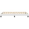 vidaXL Boxspring-s&auml;ngram vit 120x200 cm konstl&auml;der