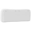 vidaXL Headboard Cushion "Hvar" White 140 cm Faux Leather