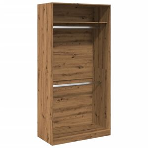 vidaXL Garderob ek 100x50x200 cm konstruerat tr&auml;