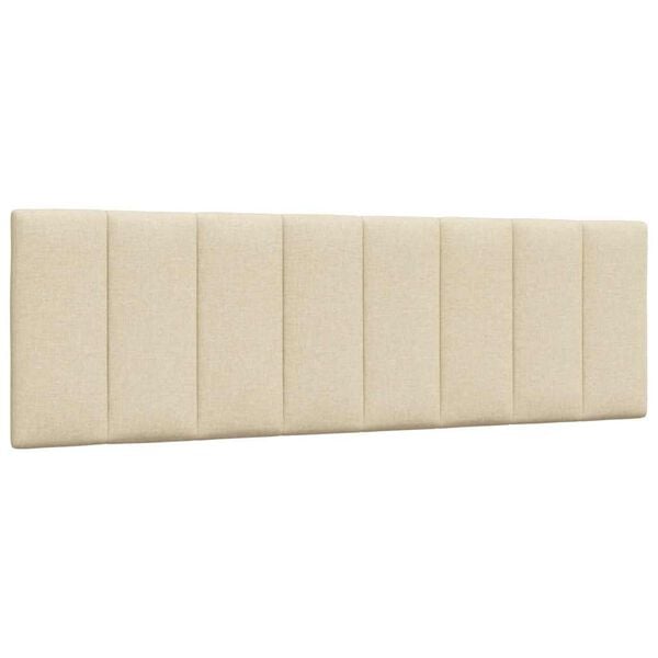 vidaXL Headboard Cushion "Hanko" Cream 160 cm Fabric