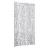 vidaXL Insektsgardin ljusgr&aring; och m&ouml;rkgr&aring; 100x230 cm chenille