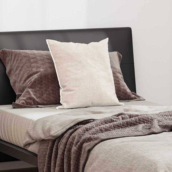 vidaXL Kudde med kudde Vit 50 x 50 cm Bomull