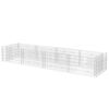 vidaXL Planteringsgabion upph&ouml;jd st&aring;l 360x90x50 cm