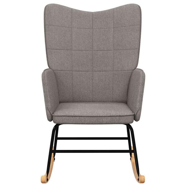 vidaXL Gungstol taupe tyg