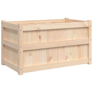 vidaXL Odlingsl&aring;da 90x50x50 cm massiv furu