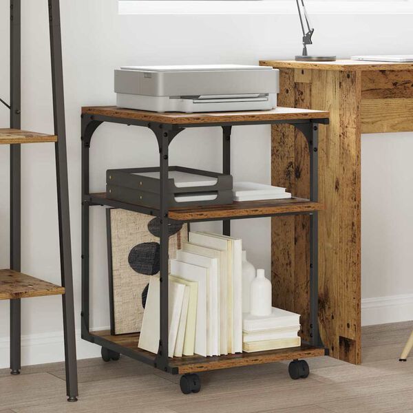 vidaXL Skrivarst&auml;ll Gammalt tr&auml; 43 x 48 x 64 cm Konstruerat tr&auml;