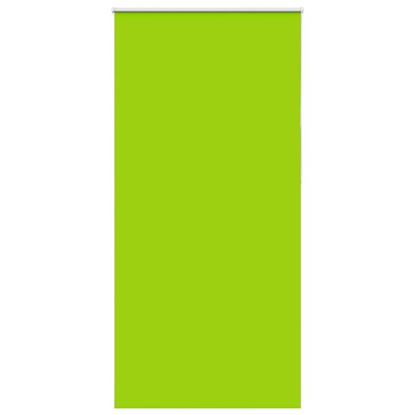 vidaXL Rullgardin m&ouml;rkl&auml;ggning blad gr&ouml;n 110x210 cm tyg bredd 105,7 cm