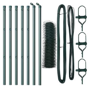 vidaXL St&auml;ngselstolpe Gr&ouml;n