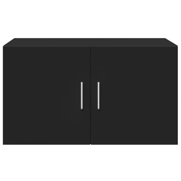 vidaXL V&auml;ggsk&aring;p svart 70x42,5x40 cm konstruerat tr&auml;