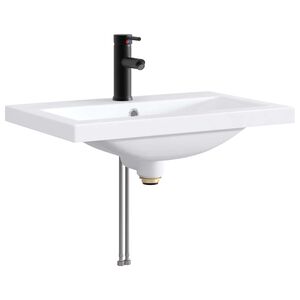 vidaXL Tv&auml;ttst&auml;ll f&ouml;r badrum Matte Svart 61 x 40 x 16,5 cm Metall