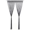 vidaXL Gardin makram&eacute; antracit 140x240 cm bomull