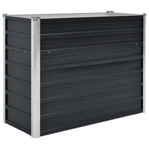 vidaXL Odlingsl&aring;da upph&ouml;jd antracit 100x40x77 cm galvaniserat st&aring;l