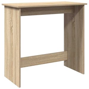 vidaXL Skrivbord sonoma-ek 80x40x75 cm konstruerat tr&auml;