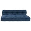 vidaXL Pallettsoffa Kudde 2 pcs Indigo 120 x 80 x 38 cm Tyg