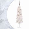 vidaXL Smal konstgjord julgran med julkulor 150 cm 150 LED-lampor